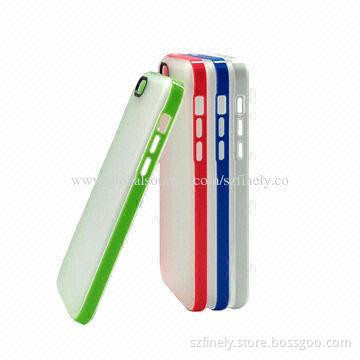 PC + TPU Cases for iPhone 5C, Removable Separation Design, Multi-color Choose